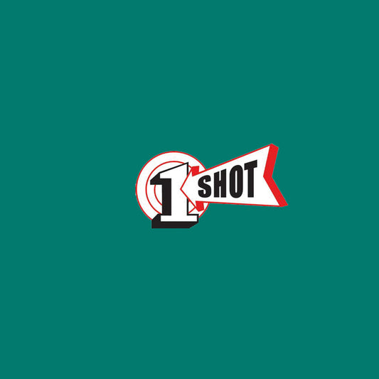 1 Shot Enamel Lettering Paint 1/4 Pint Blue Green ⚠️