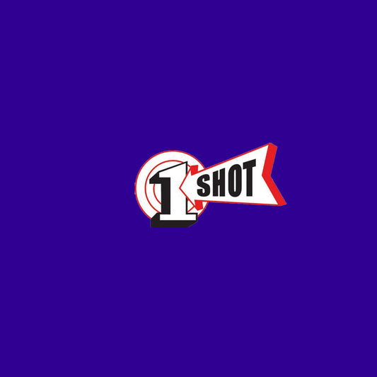 1 Shot Enamel Lettering Paint 1/4 Pint Brilliant Blue ⚠️