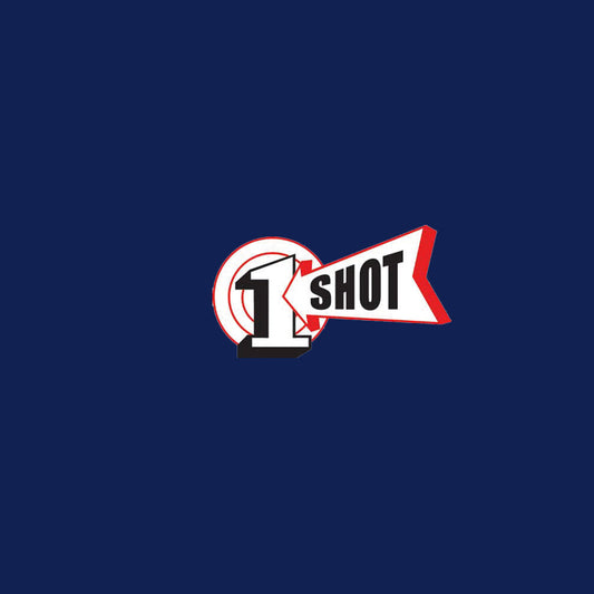 1 Shot Enamel Lettering Paint 1/2 Pint Dark Blue ⚠️