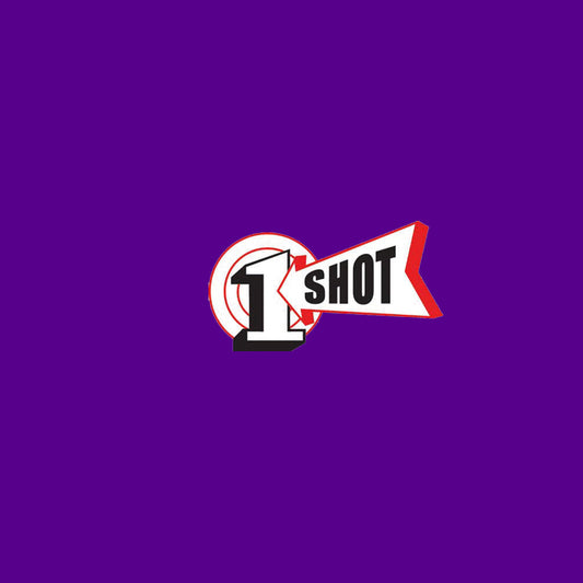 1 Shot Enamel Lettering Paint 1/4 Pint Purple ⚠️