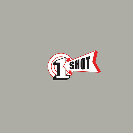 1 Shot Enamel Lettering Paint 1/2 Pint Medium Gray ⚠️