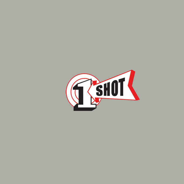 1 Shot Enamel Lettering Paint 1/4 Pint Medium Gray ⚠️