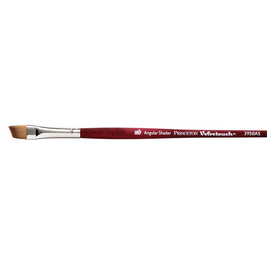 Princeton Velvetouch Brush Mixed Media Angle Shader 1/4"