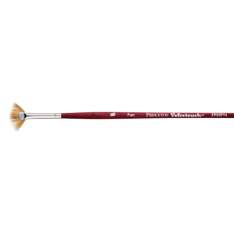 Princeton Velvetouch Brush Mixed Media Fan 10/0