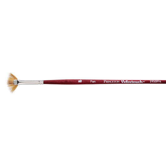 Princeton Velvetouch Brush Mixed Media Fan 10/0