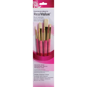 Princeton Brush Bristle Value 4 Pack