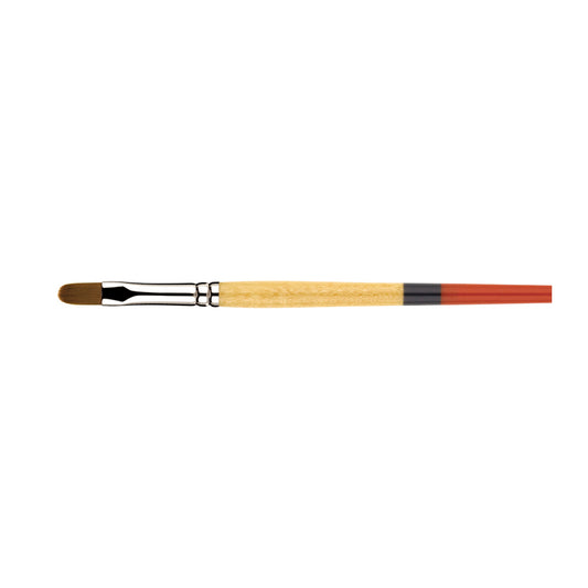 Princeton Snap! Brush Gold Taklon Filbert 12 Short Handle