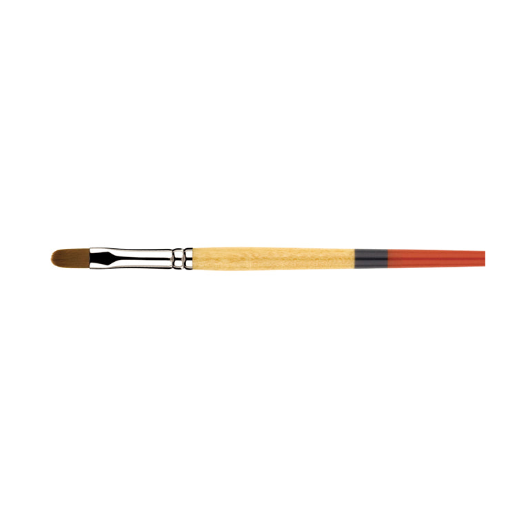Princeton Snap! Brush Gold Taklon Filbert 4 Short Handle