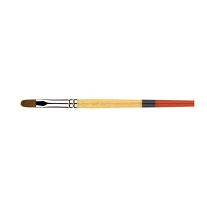 Princeton Snap! Brush Gold Taklon Filbert 4 Short Handle