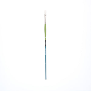 Princeton Snap! Brush White Taklon Flat 4 Long Handle