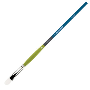 Princeton Snap! Brush White Taklon Filbert 4 Long Handle
