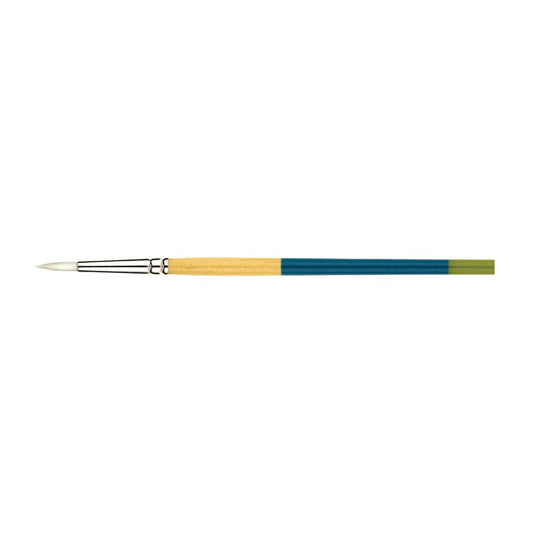 Princeton Snap! Brush White Taklon Round 2/0 Short Handle