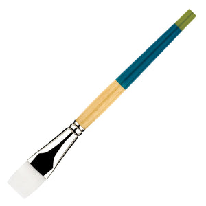 Princeton Snap! Brush White Taklon Stroke 1" Short Handle