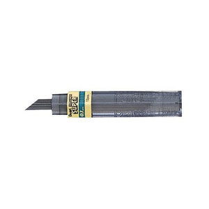 Pentel Super Hi Polymer Pencil Lead 0.7mm Medium 2B 12 Pack