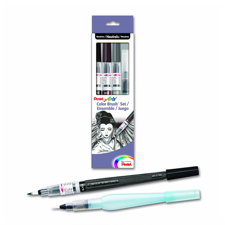 Pentel Arts Color Brush Set