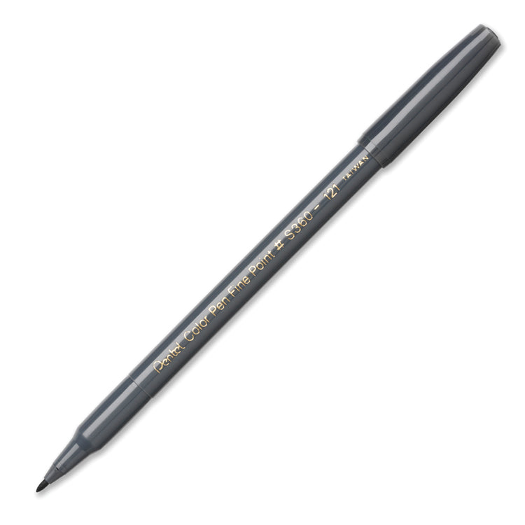 Pentel Arts Color Pen Dark Gray