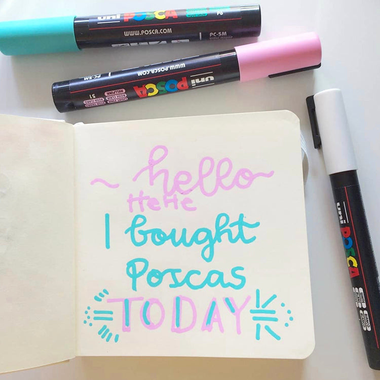 Posca Paint Marker Set PC-5M 8 Medium Soft Colors