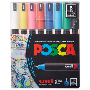 Posca Paint Marker Set PC-1MR 8 Extra Fine