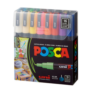 Posca Paint Marker Set PC-3M 16 Fine