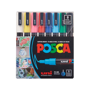 Posca Paint Marker Set PC-3M 8 Fine
