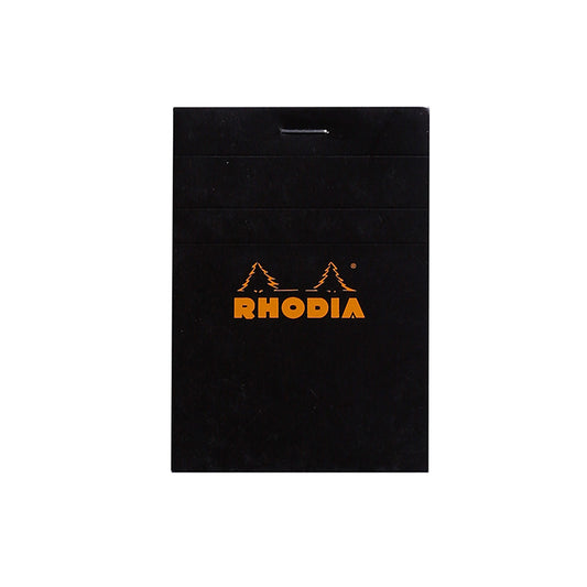 Rhodia Classic Staplebound Notepad 3x4 Black Graph