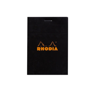 Rhodia Classic Staplebound Notepad 3x4 Black Graph