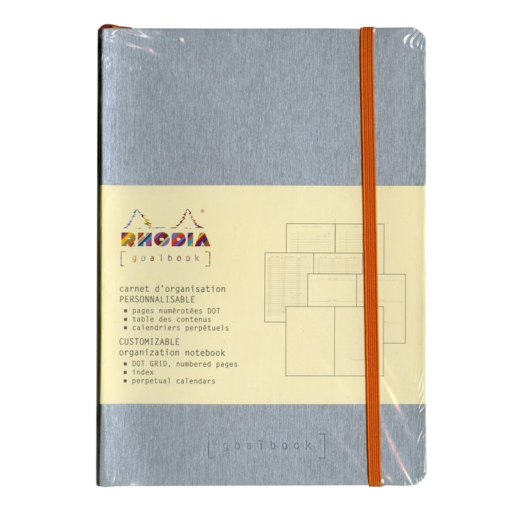 Rhodia Goalbook A5 Silver Soft Dot Grid