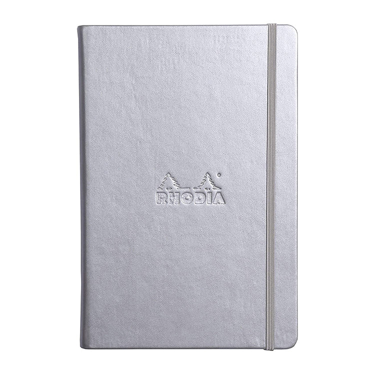 Rhodia Webnotebook A5 Silver Hard Dot Grid