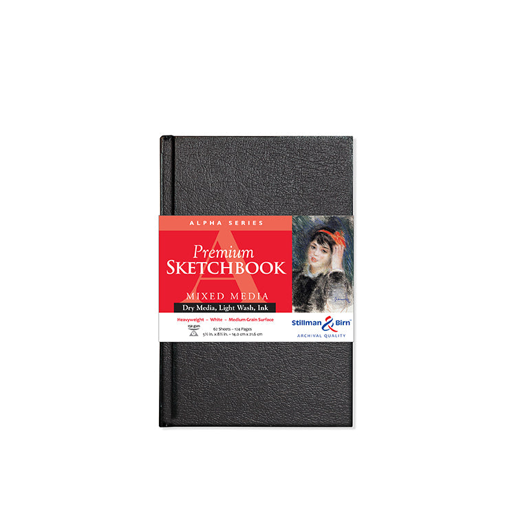 Stillman & Birn Alpha Hardbound Sketch 5.5x8.8 White