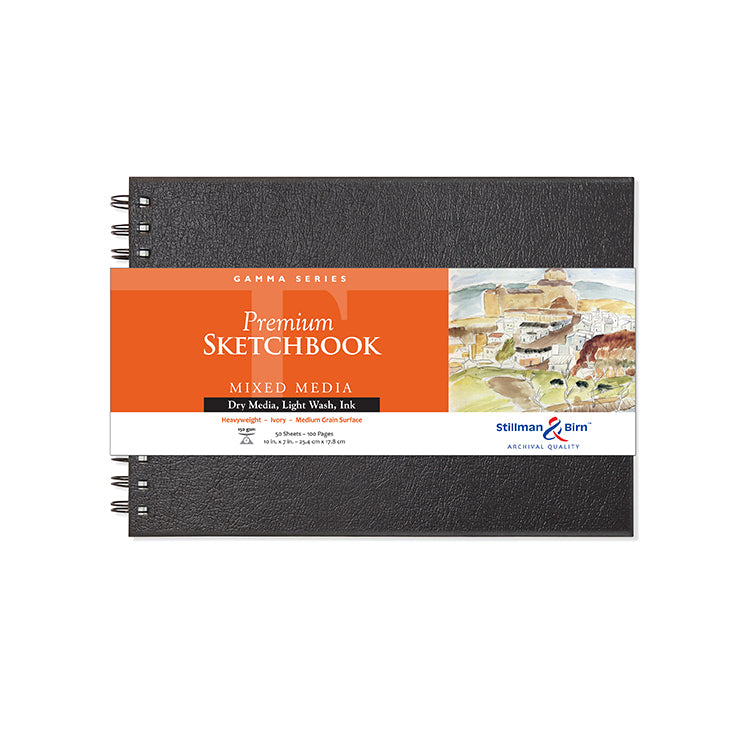 Stillman & Birn Gamma Wirebound Sketchbook 10x7 Ivory