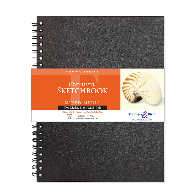 Stillman & Birn Gamma Wirebound Sketchbook 9x12 Ivory