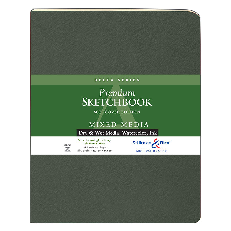Stillman & Birn Delta Softcover Sketchbook 8x10