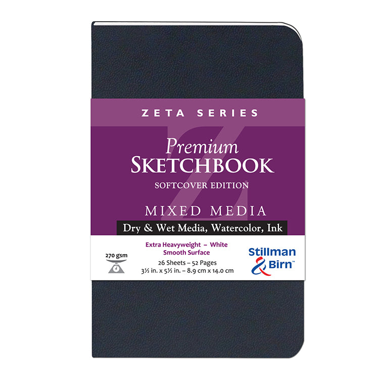 Stillman & Birn Zeta Softcover Sketchbook 3.5x5.5