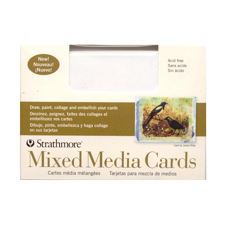 Strathmore Mixed Media Greeting Cards Announcements 10 Pack