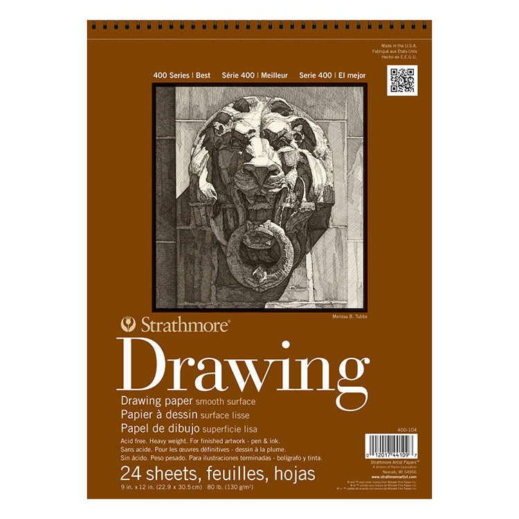 400 Drawing Spiral Smooth 9x12