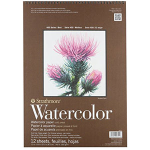 Strathmore 400 Watercolor Pad 140lb Cold Press 11x15