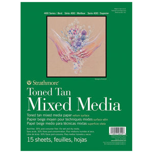Strathmore Toned Mixed Media Paper Pad 6x8 Tan