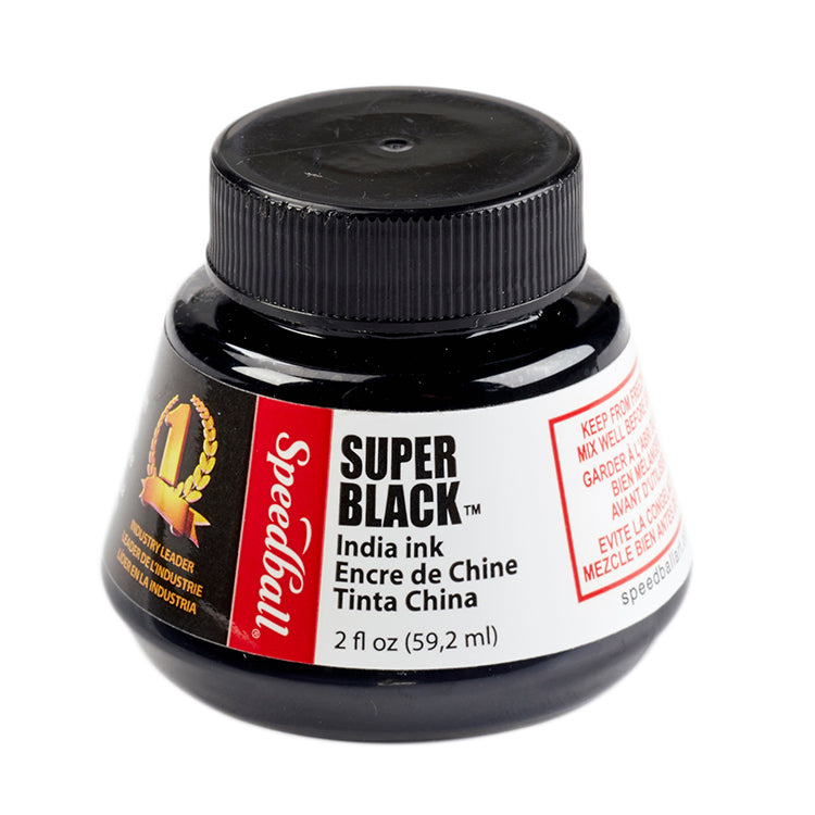 Speedball Super Black India Ink 2oz