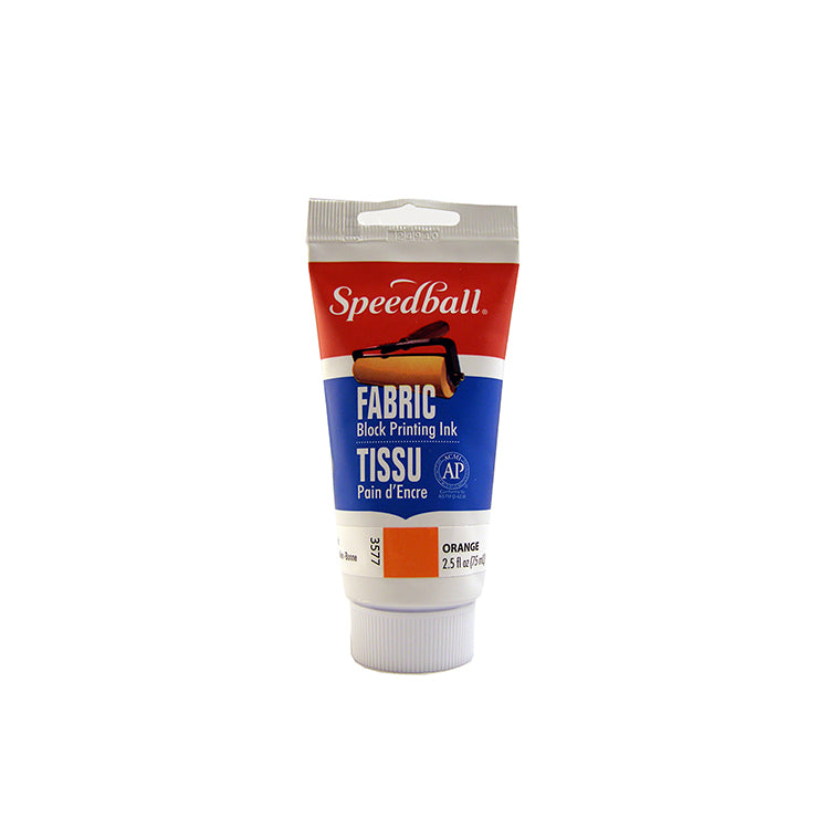 Speedball Block Ink Fabric 2.5oz Orange