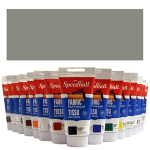 Speedball Block Ink Fabric 2.5oz Metallic Silver