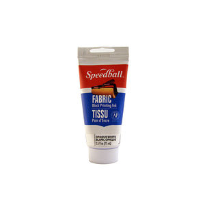 Speedball Block Ink Fabric 2.5oz Opaque White