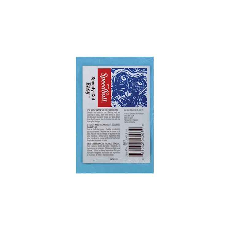 Speedball Speedycut Easy Block Blue 3x4.5