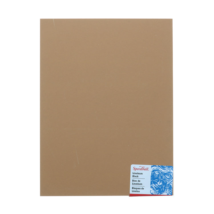 Speedball Lino Block Smoky Tan 9x12