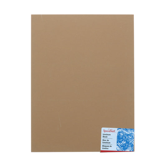 Speedball Lino Block Smoky Tan 9x12