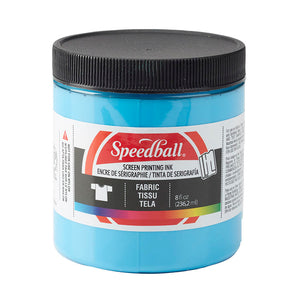 Speedball Fabric Screen Ink 8oz Phthalo Blue