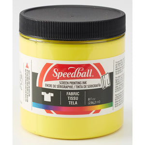 Speedball Fabric Screen Ink 8oz Process Yellow