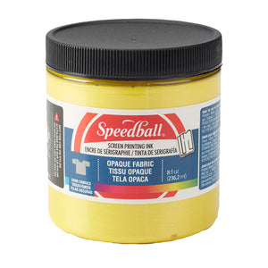 Speedball Opaque Fabric Screen Printing Ink 8 oz. Citrine
