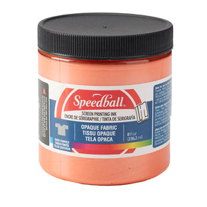 Speedball Opaque Fabric Screen Printing Ink 8 oz. Sherbet