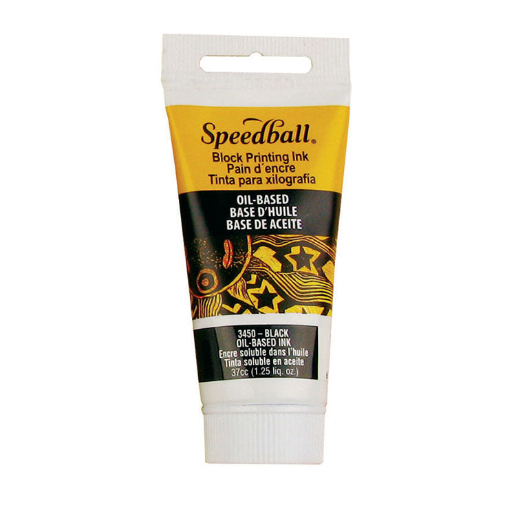 Speedball® Black 1.25oz Oil-Based Block Printing Ink