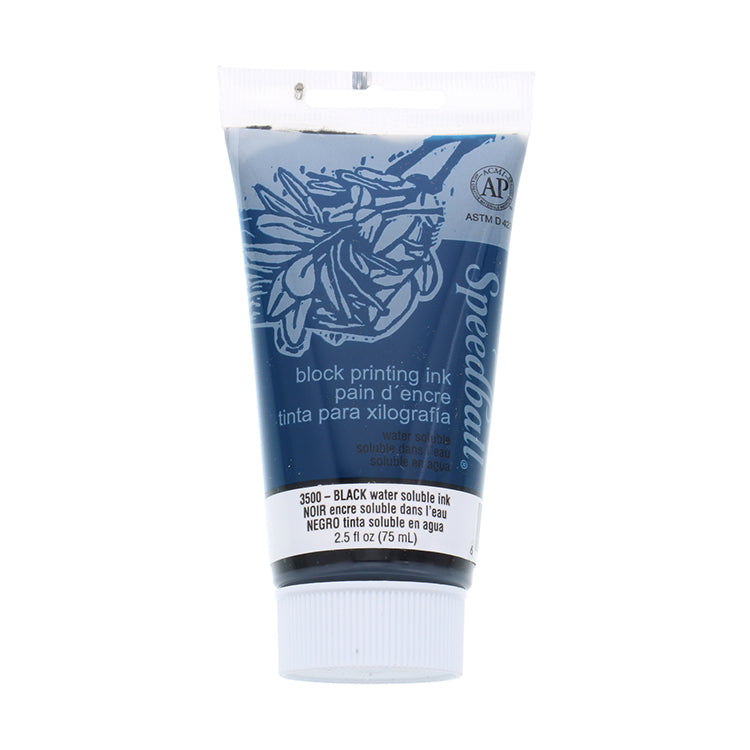 Speedball Block Ink Water Soluble 2.5oz Black
